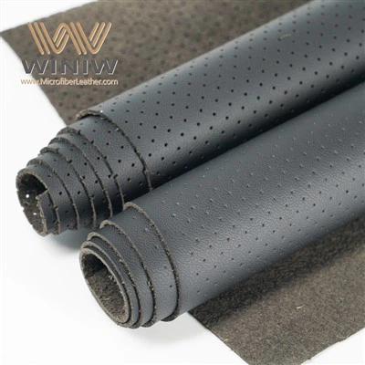 0.6 mm perforovaná umělá PU kůže z mikrovlákna pro interiér auta
