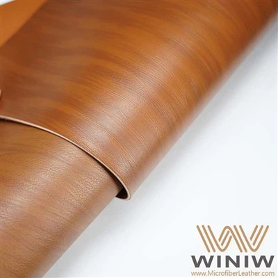 Dobře prodyšný PVC materiál imitace kůže pro obuv