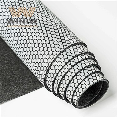 Materiál tkaniny z mikro imitace kůže