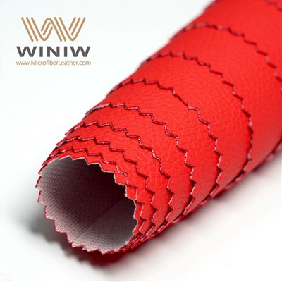 Materiál imitace materiálu Auto Faux PU Leather Fabric odolný proti roztržení